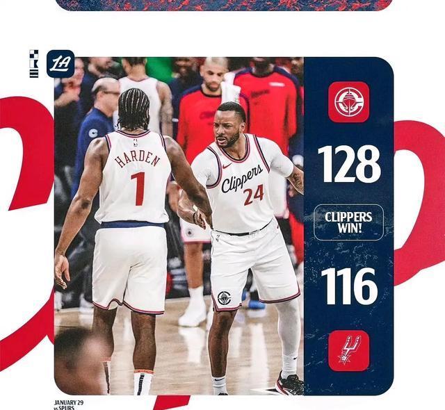 快船赢下马刺，乔治关键时刻发威的简单介绍